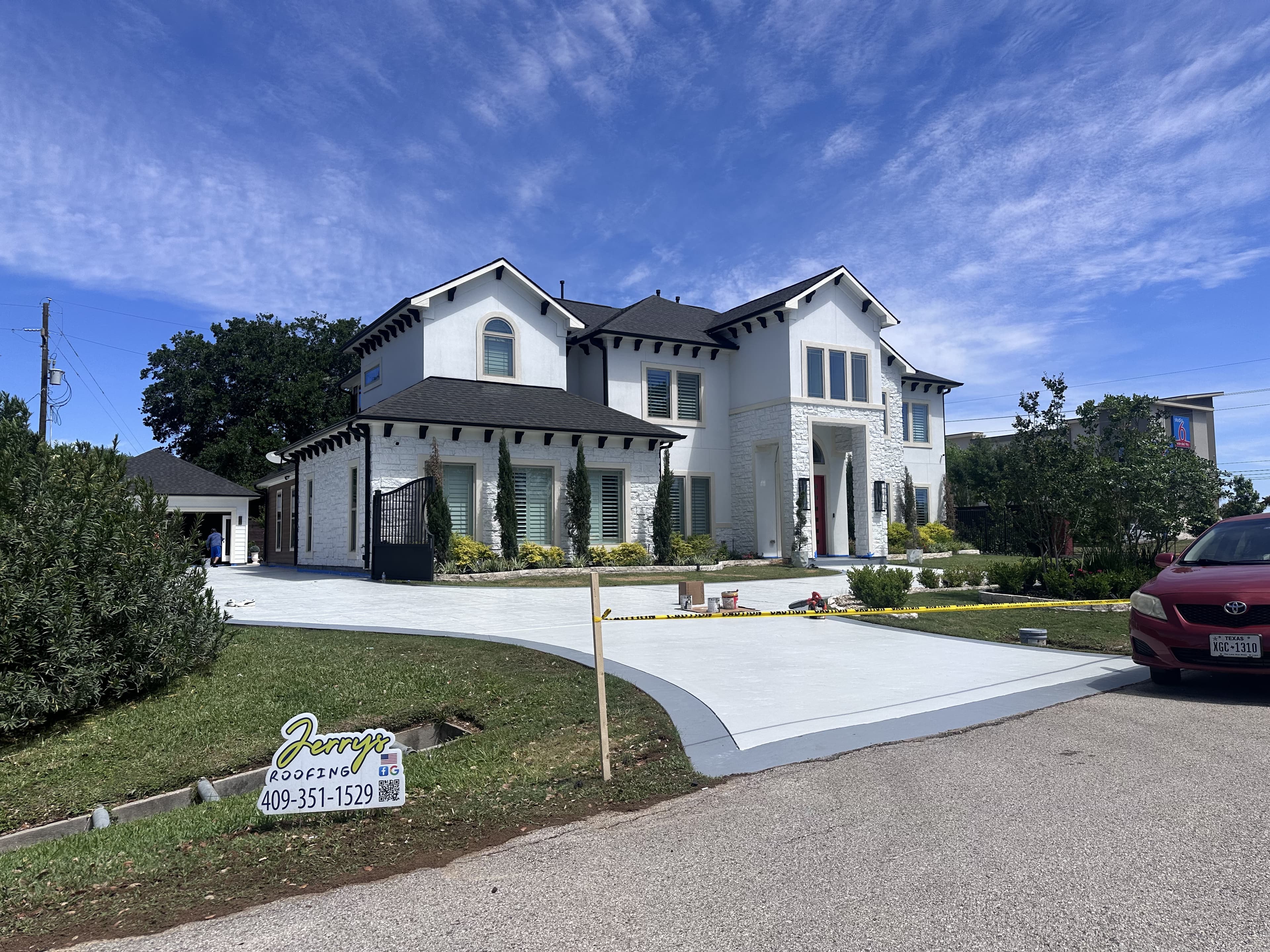 Driveway Repaints & Coatings in Katy, Texas by Jerrys Roofing